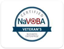 NaVOBA Certified Veteran's Business Enterprise seal